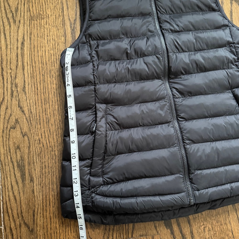 32 Degrees Heat Black Puffer Vest Womens Medium Full Zip Quilted Lightweight - Picture 13 of 13